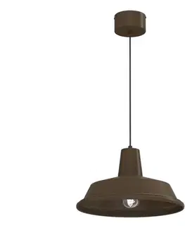 Svietidlá  Závesný luster na lanku CLASS 1xE27/15W/230V hnedý 9265
