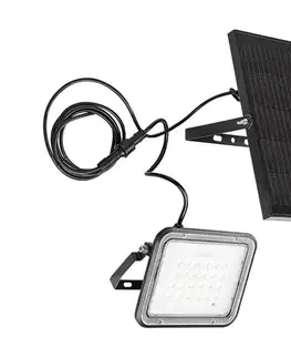 LED osvetlenie Rabalux 77141 - LED solárny reflektor MELK LED/6,5W/3,2V 1000mAh IP65 77141