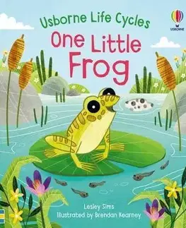 Leporelá, krabičky, puzzle knihy One Little Frog - Lesley Sims,Brendan Kearney