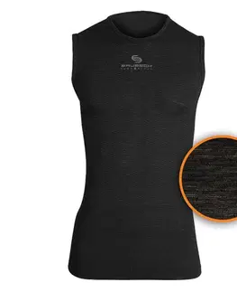 Pánske nátelníky Unisex tielko Brubeck Multifunctional Base Layer 3D Graphite - M