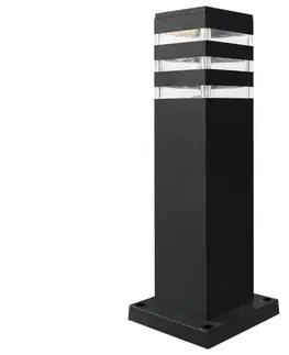 LED osvetlenie  LED RGBW stmievateľné vonkajšie svietidlo TEKSAS 1xE27/12W/230V 44 cm IP44 antracit SA1550+AI0819