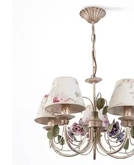 Svietidlá  Luster na reťazi CAMELLIA 5XE14/40W/230V 47 cm 20766-cl153-aba60n-ct0504