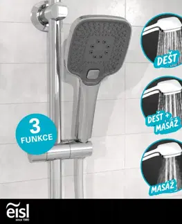 Kúpeľňové batérie Eisl Eisl - Sprchový set bez baterie EASY DELUXE, chrom DX12011 DX12011