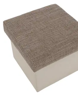Taburetky NABBI T3 taburetka cappuccino / béžová