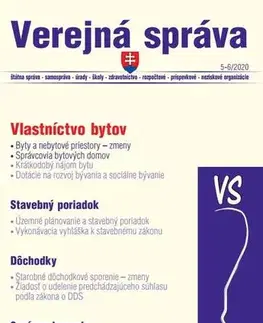 Dane, účtovníctvo VS 5-6/2020 sk – Stavebné konanie a vlastníctvo bytov, Stavebné povolenie - postup - Kolektív autorov
