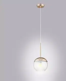 Lampy nad stôl do jedálne Luster Volda Gold 60824 LW1