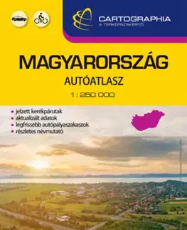 Do auta Magyarország autóatlasz 1:250000