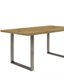 Stoly v podkrovnom štýle Stôl Tarazjus 160 cm TBLT442-D78-941 artisan/stal