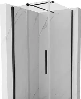 Sprchovacie kúty MEXEN/S - Velár sprchovací kút 120 x 120, transparent, čierna 871-120-120-01-70