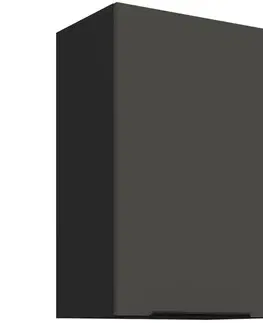 Kuchynské skrinky visiace Kuchynská skrinka Aria-Gr/Bl Anti Fingerprint 45g-72 1f