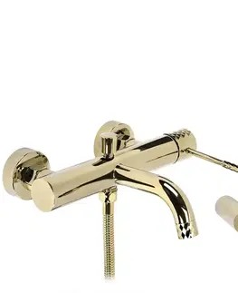 Kúpeľňové batérie REA - Vaňová batéria LUNGO Diamond - zlatá REA-B6448