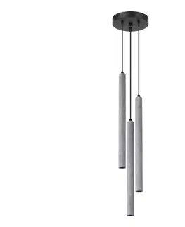 Svietidlá  SL.1273 - Luster na lanku PASTELO 3xG9/8W/230V betón SL.1273