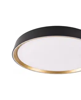 Svietidlá  LED stmievateľné stropné svietidlo ILVI LED/45W/230V 2700-6500K pr. 50 cm čierna/béžová+DO ZM5117