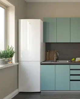 Kuchynské linky LOTuS jednoduchá kuchynská linka 240, zelenomodrá