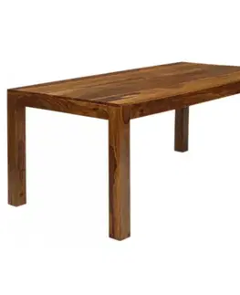 Jedálenské stoly Jedálenský stôl Gani 140x90 z indického masívu palisander