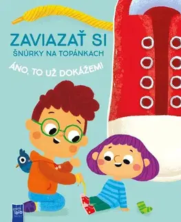 Leporelá, krabičky, puzzle knihy Zaviazať si šnúrky na topánkach, áno to už dokážem!