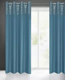 Závesy do spálne Záves DAFNE 140X250 na priechodkách 372874