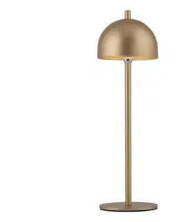 LED osvetlenie Schöner Wohnen 19244-12 - LED stmievateľná stolná lampa BELLIS LED/2,5W/5V IP54 zlatá 19244-12