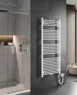 Radiátory do kúpeľne MEXEN/S - Mars radiátor + vykurovacia tyč 1500 x 600 mm, 900 W, biela W110-1500-600-6900-20