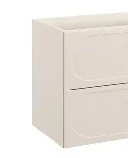 Skrinky do kúpeľne ArtCom Skrinka pod umývadlo DONNA Sand 82-80-46-2S | 80 cm