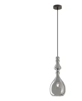 Svietidlá Redo 01-2938 - Luster na lanku AMBIX 1xE27/42W/230V pr. 18 cm sivá 01-2938