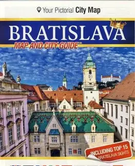 Sprievodcovia, mapy - ostatné Bratislava mapa mesta - Martin Sloboda