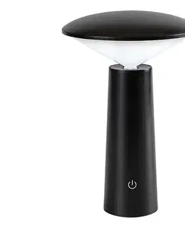 Lampy Rabalux 77147-LED Stm. nab. dot. stolná lampa POLPERRO LED/3W/3,7V 1200mAh čierna 77147