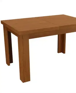 Jedálenské stoly Rozkladací stôl 120/160x80cm jaseň svetlý