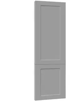 Kuchynské skrinky Čelo skrinky Luxeo F15-D60ZL_D60R  rám grey
