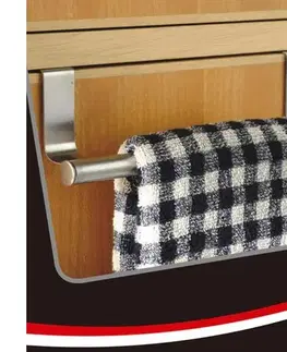 Kuchynské potreby UTC Závesný držiak na utierku 8x23,5 cm nerezová oceľ 320282