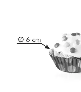 Formy na pečenie Tescoma cukrárske košíčky DELÍCIA ø 6 cm, 60 ks, pre deti