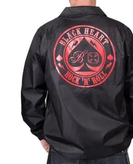 Pánske bundy Black Heart Ace Of Spades čierna - L