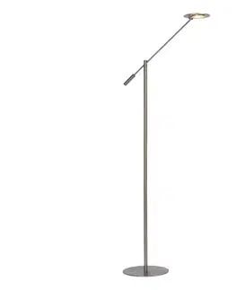 Lampy Lucide 19766/09/12 - LED Stmievateľná stojacia lampa ANSELMO LED/9W/230V chróm 19766/09/12