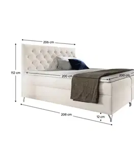 Boxspring Boxspringová posteľ GUINEVRA 3 Tempo Kondela
