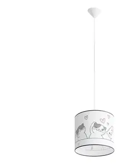 Svietidlá  SL.1418 - Detský luster na lanku CAT 1xE27/15W/230V pr. 30 cm SL.1418