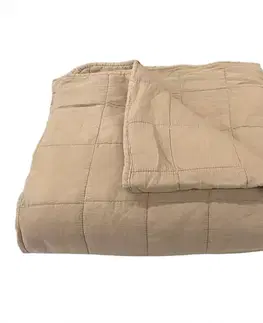 Prehozy na posteľ Prikrývka na posteľ Juni 170x220 béžová Merkury Home