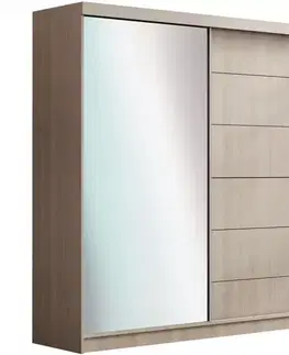 Šatníkové skrine Skriňa Infiniti 150 cm dub sonoma