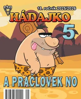 Pre deti a mládež - ostatné Hádajko 5 2026 a pračlovek No - Jela Mlčochová