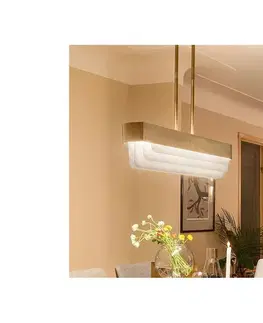 Svietidlá Elstead Kichler KL-SERENE-LED-LP-92-NBR - LED luster na tyči SERENE LED/40W/230V zlatý KL-SERENE-LED-LP-92-NBR