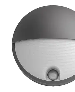 Záhradné lampy Philips 16456/93/16 - LED vonkajšie svietidlo s čidlom CAPRICORN LED/6W IP44 16456/93/16