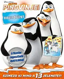 Pre deti a mládež - ostatné Madagaszkár pingvinjei - kifestőfüzet matricákkal