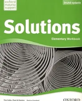 Učebnice a príručky Solutions 2nd Edition Elementary Workbook SK Edition (2019 Edition) - Kolektív autorov