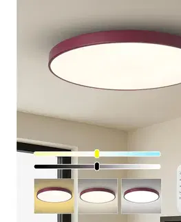 Svietidlá BRILAGI-LED Stmievateľné svietidlo POOL SMART LED/128W/230V 100 cm Wi-Fi Tuya+diaľkové ovládanie bordová BRI721