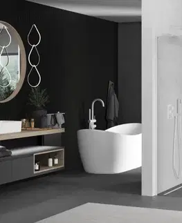 Sprchové dvere MEXEN/S - KiotoL Sprchová zástena WALK-IN 100 x 200, transparent, biała 800-100-103-20-06