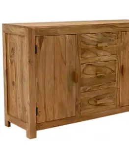 Komody Komoda Kali 140x90x45 indický masív palisander