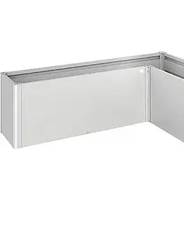 Truhlíky Biohort Hrantík BIOHORT Belvedere L 201,6 x 201,6 x 61 cm (strieborná metalíza)
