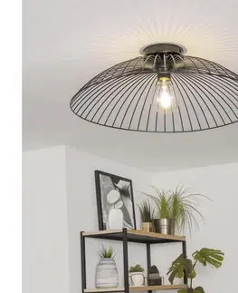 Svietidlá BRILAGI - LED prisadený luster CERIA WIRE 1xE27/40W/230V pr. 60 cm čierna BG3988+EG300161