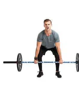 Osy k činkám Vzpieračská tyč s ložiskami inSPORTline OLYMPIC OB-86 PCWC 201cm/50mm • 15kg • do 450kg • bez objímok