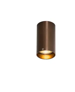 Bodove svetla Moderné bodové svetlo tmavo bronzové 5,5 cm - Tuba