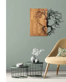 Obrazy  Nástenná dekorácia 96x79 cm láska drevo/kov 899SKL2302
